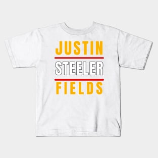 JUSTIN STEELER FIELDS Kids T-Shirt